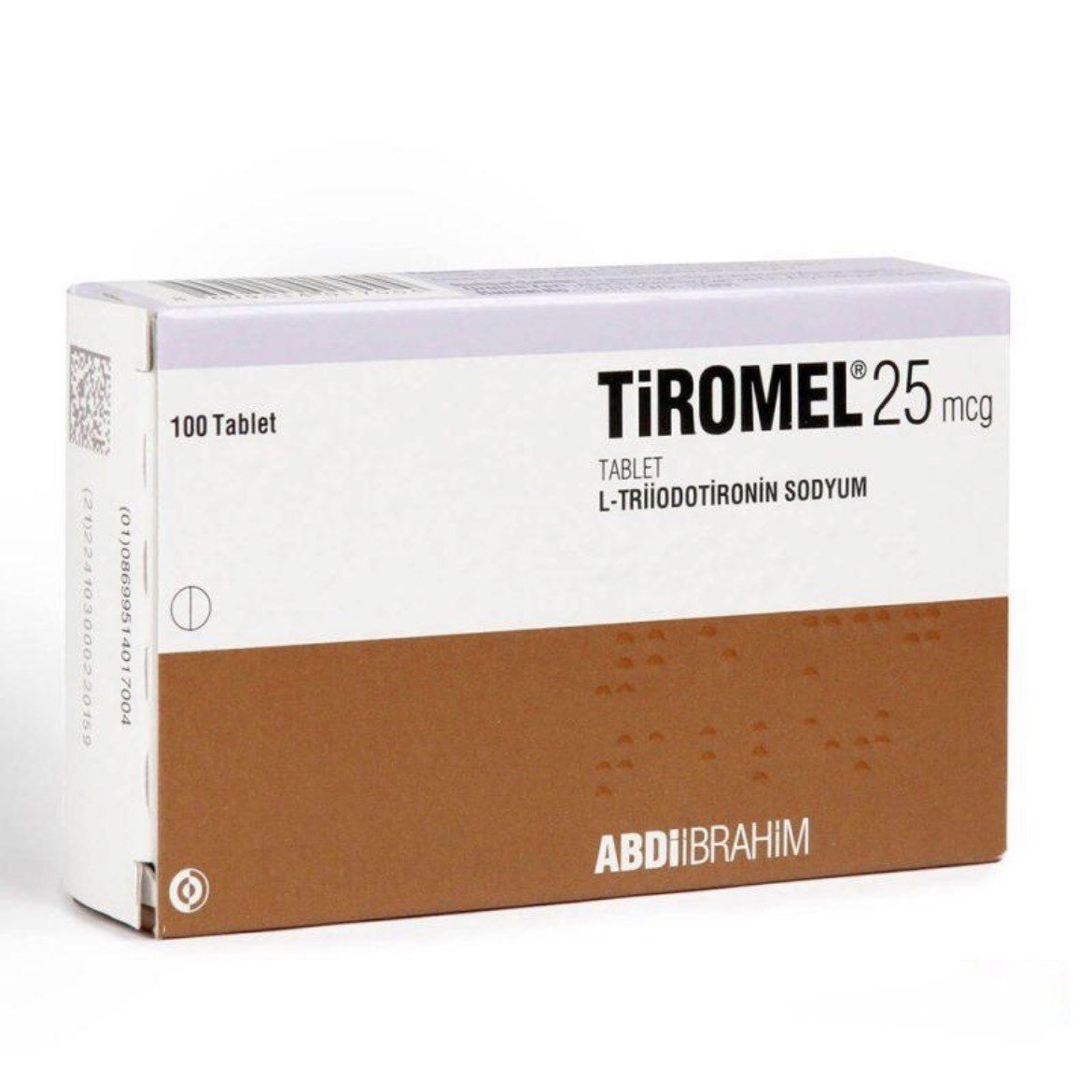 T3 Tiromel ( Liothyronine Sodium ) 25mcg Per Tablet (100 Tablets Box) – Abdi Ibrahim Pharma