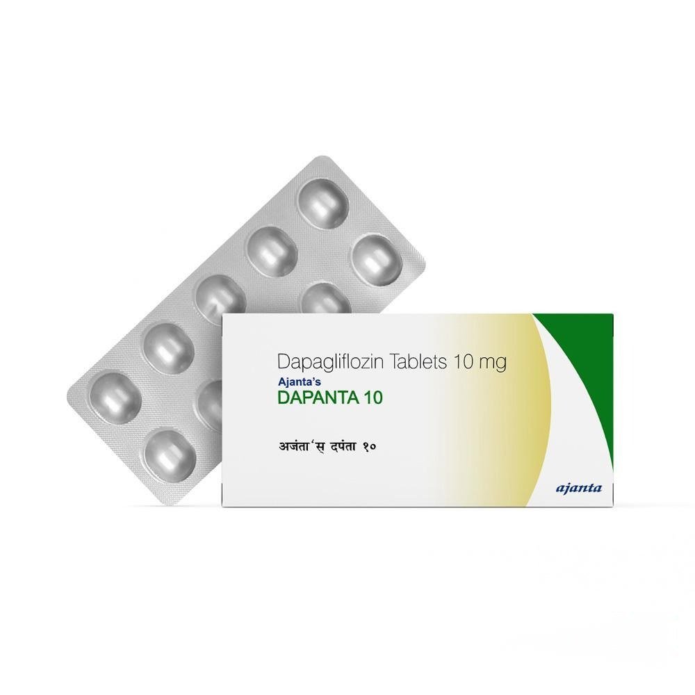 Dapagliflozin ( Dapanta 10 ) 10 mg – (10 Tablets Strip) – Ajanta's